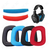 Replacement Ear Pads Headband Compatible with Logitech G35 G930 G430 G231 G431 G331 Foam Ear Cushion