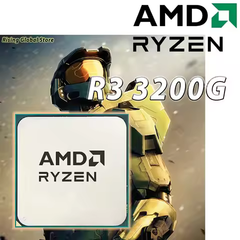 NEW AMD Ryzen 3 3200G R3 3200G Home Office CPU 4 Core 4 thread Integrated Radeon Vega 8 Graphics AM4