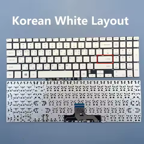 Korean US Keyboard For SAMSUNG NP 500R5H 500R5L 550R5L 500R5M 630X5J 630Z5J 500R5K Series KR&US Layo