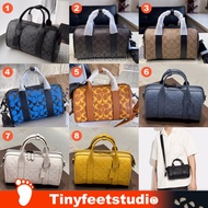 CA186 CA185 CH721 Gotham Duffle 24 Signaure Canvas Women Men Crossbody Sling Boston Bag 186 185 721 