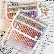 [Prs] Color Pen Pouch Hand Accounting Large Capacity Pen Storage Bag Can Hold 36/108 Gel Pens Case P