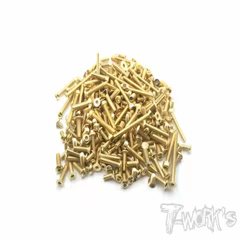 Original T works GSS-YD2S Gold Plated Steel Screw Set 88pcs.( For Yokomo YD-2 S Plus) Rc part
