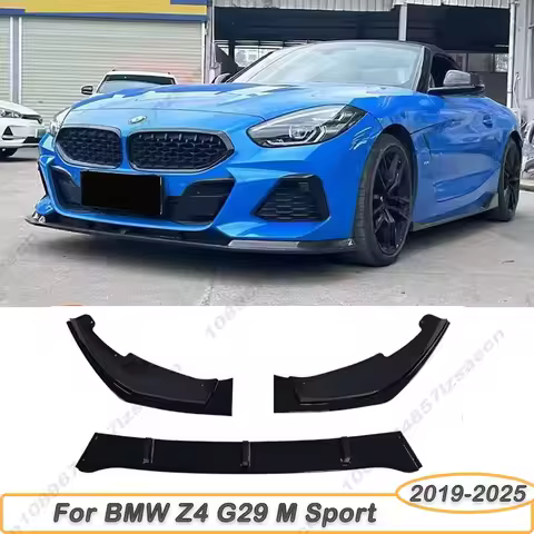For BMW Z4 G29 20i 30i M40i M Sport 2019-2025 Car Front Bumper Lip Spoiler Body Kit Splitter Diffuse