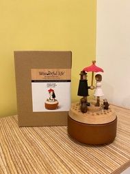 （盒子還在✨）wonderful life音樂盒 誠品書局音樂盒 WOODEN MUSIC BOX 音樂盒