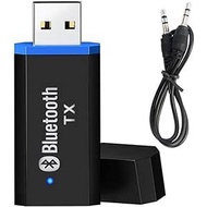 🌟 SG LOCAL STOCK🌟 2136) USB AUX Bluetooth 5.0 Adapter with 3.5 mm Cable, USB Bluetooth Transmitter, USB Audio