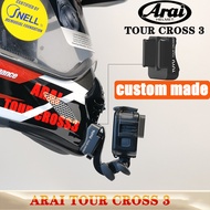 【Worth-Buy】 Tuyu Arai Tour Cross 3 Customized Cnc Aluminium Helmet Chin Mount For Motorcycle Camera 