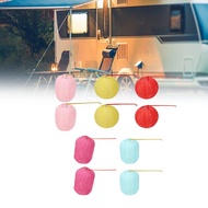 Round Paper Lanterns  7.9in Diameter Widely Used Assorted Colors 10 Sets Chinese for Graden