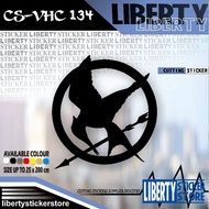 Cutting sticker mocking jay hunger games | Jay hunger games mockingcutting stiker | Sticker hunger g