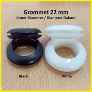 ♞,♘HITAM 22mm Grommet For 1/2 Inch PVC Pipe, Black