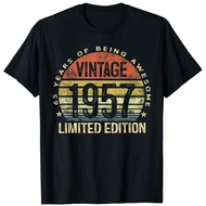 65 Year Old Gifts Vintage 1957 Limited Edition 65th Birthday T-Shirt Tops Tee