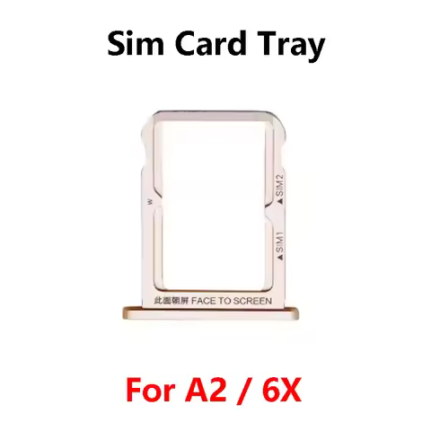 For Xiaomi Mi A2 6X A3 CC9E 5s plus 3 4C Sim Card Slot Tray Holder Sim Card Reader Socket Replacemen