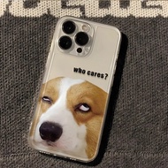 Funny quirky dog Phone casing suitable Apple 17PROMAX 16 15 14 13 12 iPhone casing protective case