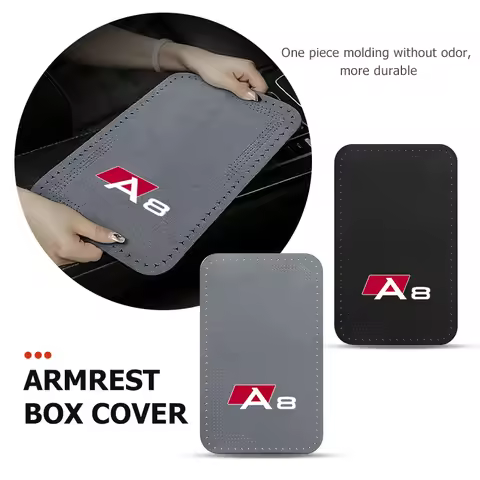 For Audi Car Styling Leather Armrest Box Pad Center Console Protector Interior Accessories SLINE A1