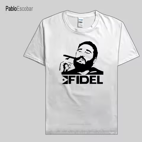 Fidel Castro men t shirt jerseys Cuba short sleeves tshirt cotton fitness t-shirts clothing casual s