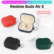 Silicone Earbuds Protective Case For Realme Buds Air 8 Anti-Drop Scratch-Resistant Dustproof Cover