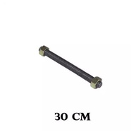 M8X30 MIX BESI DRAT BAUT ULIR DENGAN DIAMETER 8 MM X PANJANG 30 CM + MUR 8 MM 2 PCS COCOK UNTUK PERA