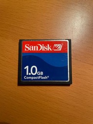 (Sold) San Disk CF card Compact Flash Card CompactFlash memory card 1024MB / 1GB 記憶咭 記憶卡 for Digital
