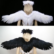 Angel wings. New feather wings angel wings cosplay devil wings catwalk wings stage performance props supplies