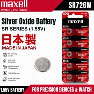 [GENUINE] Maxell Japan SR726W (396) Silver Oxide Watch Battery Jam