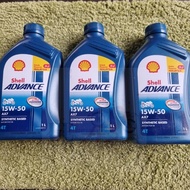 4T Shell Advance AX7 15W-50  Semi Synthetic ENGINE OIL 1 Litre