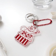 松鼠打地鼠壓克力鑰匙圈吊飾