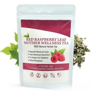Organic Red Raspberry Leaf Herbal Tea Caffeine Free Supports Hormonal Balance Reduces Bloating Aids 