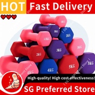 Ladies Fitness Small Dumbbell Frosted Feel Dumbbell Weights 1/1.5/2/3KG Fitness Equipment Q6KH