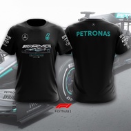 T Shirt AMG F1 Car Logo Short Sleeve