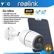 Reolink Go Ultra 8MP Simcard 4G LTE IP Security CCTV Outdoor Wireless Sim Card CCTV Battery Powered 