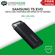 Samsung T5 EVO Portable External Solid State Drive SSD USB3.2 ( 2TB / 4TB / 8TB )