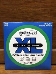Promo Senar gitar elektrik d addario daddario 008 EXL-130 original