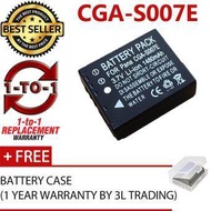 (REPLACEMENT) CGA-S007 Battery for Panasonic Lumix DMC-TZ1 TZ2 TZ3 TZ4 TZ5 TZ11 TZ15 TZ50 TZ1A TZ1K 