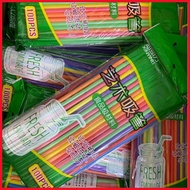 ∆ Bendable Juice Straw 27 cm (80pcs/ pack) Disposable straw /plastic juice straw / foldable straw