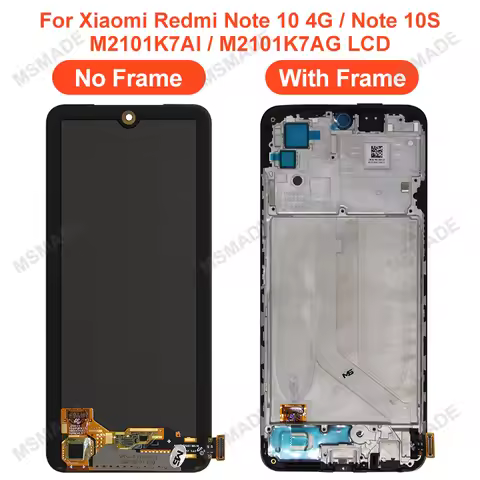 AMOLED For Xiaomi Redmi Note 10 5G POCO M3 Pro 5G LCD M2103K19G Screen Touch Display For Redmi NOTE 