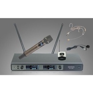 EZITECH ACT3200 Dual Channel Wireless Microphone With 2 x Handheld (ACT-3200)