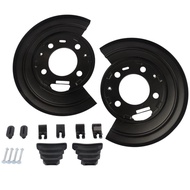 AP03 Pair Brake Dust Shield Plates for Ford F250 F350 F450 F550 4C3Z-2209-AA 924-212
