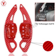 ABS Carbon Fiber Steering Wheel Paddle Shift For Volkswagen VW Polo Car Interior Accessories