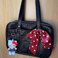 Túi Xách Nữ Phong Cách Nhật Bản JK Đồng Phục Học Sinh 2024 Túi Đeo Chéo Dung Tích Lớn Đơn Giản Mềm M