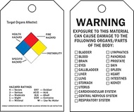 Brady 76227 5 3/4" Height x 3" Width, Economy Polyester (B-851), Black, Red, Blue, Yellow on White R