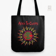 Alice In Chains Rock Band Tote Bag