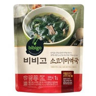 BIBIGO Seaweed Soup With Beef 300g 5packs Korean Foods Miyeok-Guk Rice a mild flavor soft texture