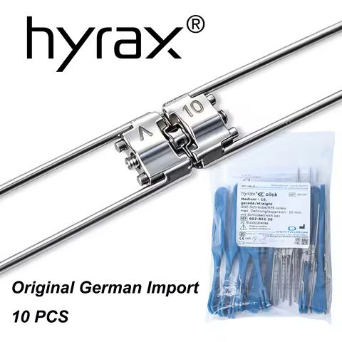 DENTAURUM Hyrax Click Rapid Palatal Expander, 7mm / 10mm Max Expansion Optional, 10 Sets/Bag with Ad
