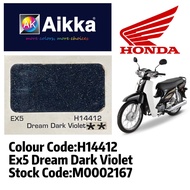 AIKKA HONDA EX5 H14412* CRYSTAL / DREAM DARK VIOLET / MOTORBIKE PAINT/ TOUCH UP PAINT/ DIY AEROSOL CAT SPRAY TIN