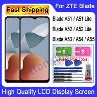Original For ZTE Blade A51 A52 A53 A54 A55 A51 Lite A52 Lite LCD Display Touch Screen Replacement