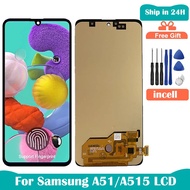 For Samsung A51 A515 A515F A515F/DS A515FD LCD Display Touch Screen Digitizer Assembly with Frame