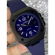 Bell & Ross BR 05 Automatic PVD Case Rubber Strap With Deployment Buckle 01-92 03-92