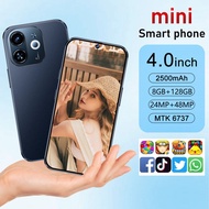 Handphone 4.0inch 8GB+128GB Mini Phone Smartphone Android Mobile Phone
