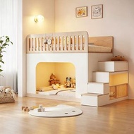可定製 bed （全港送貨 免費設計）兒童半高床 Children's half-height bed  多功能榻榻米秘密基地 Multifunctional Tatami Secret Base  