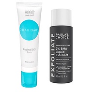 Combo Sản phẩm ngừa mụn, giảm thâm nám Obagi Retinol 0.5 (28g) + Paula's Choice Skin Perfecting 2% B