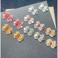 Stone chrysanthemum powder flowers (set of 2 flowers and 10 flowers)